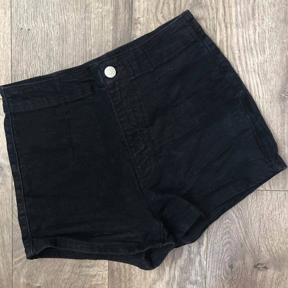 Wild Fable Black High Waist Shorts